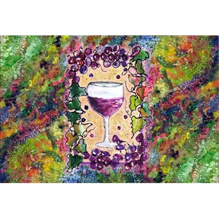 Carolines Treasures Carolines Treasures 8616PILLOWCASE Wine Moisture Wicking Fabric Standard Pillowcase - 20 x 30 in. 8616PILLOWCASE